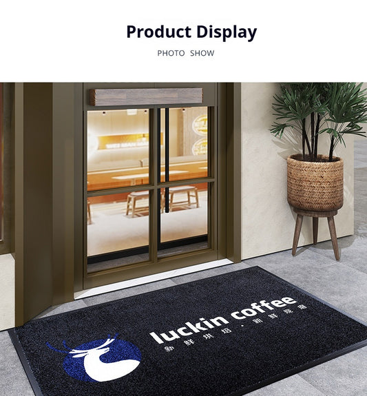 Custom Polyamide Nylon Logo Entrance Mat – Heavy Duty Commercial Floor Mat for Business Branding